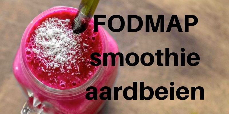 FODMAP smoothie recept aardbeien