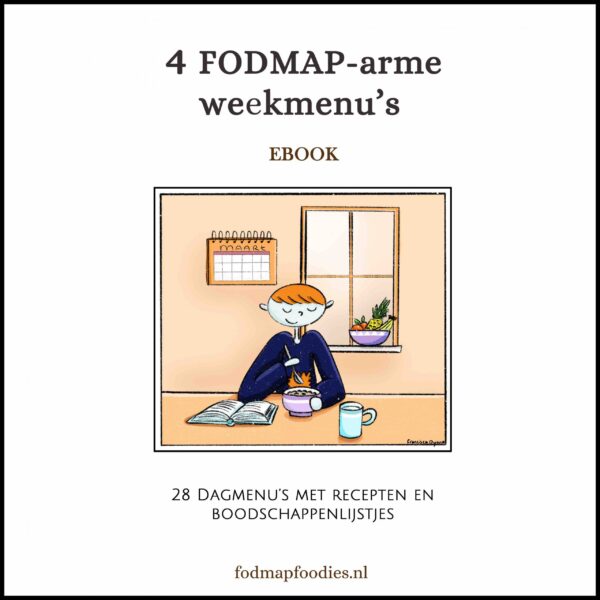 4 FODMAP weekmenu's tablet